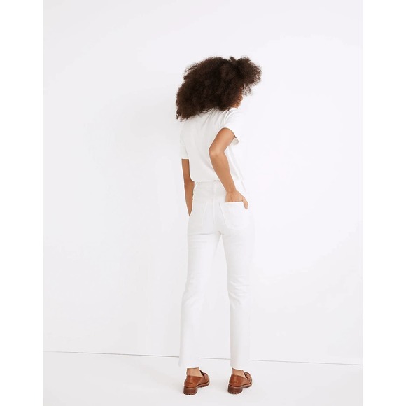 Madewell Women's High Rise Jeans - White - Picture 3 of 13